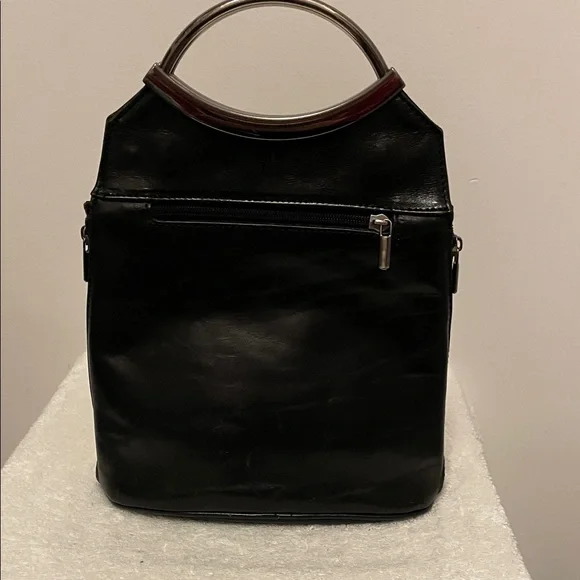 Valentino Guido Black Leather Bag - Picture 4 of 8